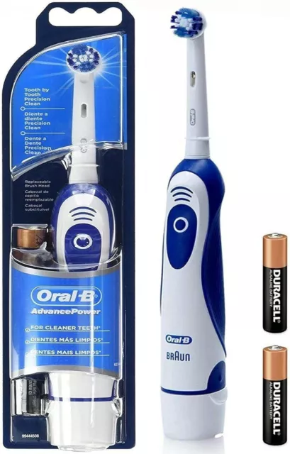 Oral-B Advance Power Rotierende Elektrische Zahnbürste - Weiß/Blau (DB4010)