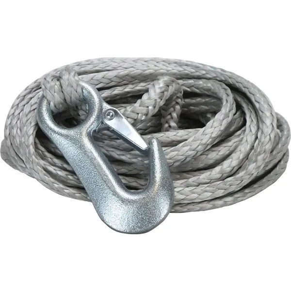 Winch Rope 7mm x 7.6m Snap Hook