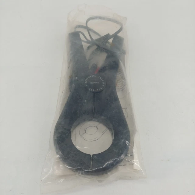 Fluke 80i 600 Clamp-On AC Current Probe Black Tested and Working