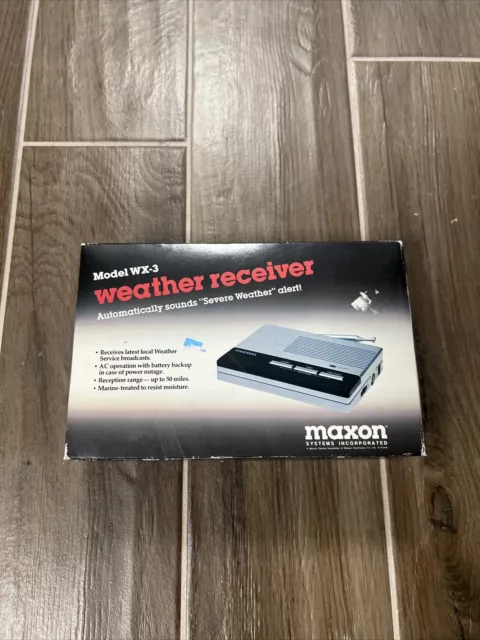 Nuevo receptor meteorológico Maxon modelo WX-3