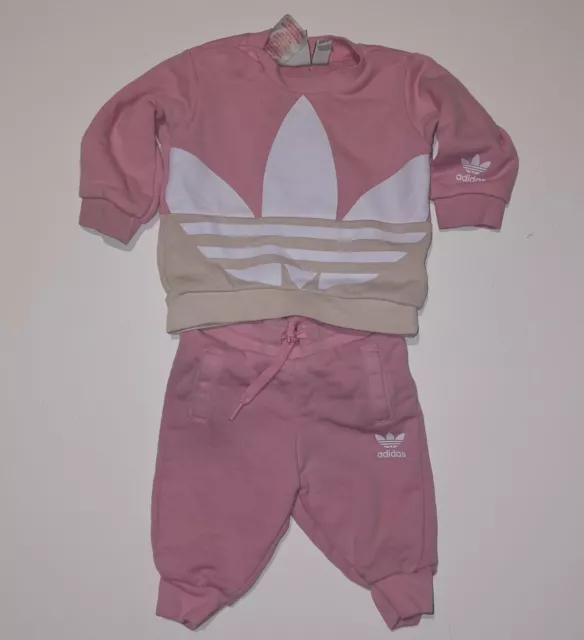 Baby Girls ADIDAS ORIGINALS Full Tracksuit Age 3-6 Months