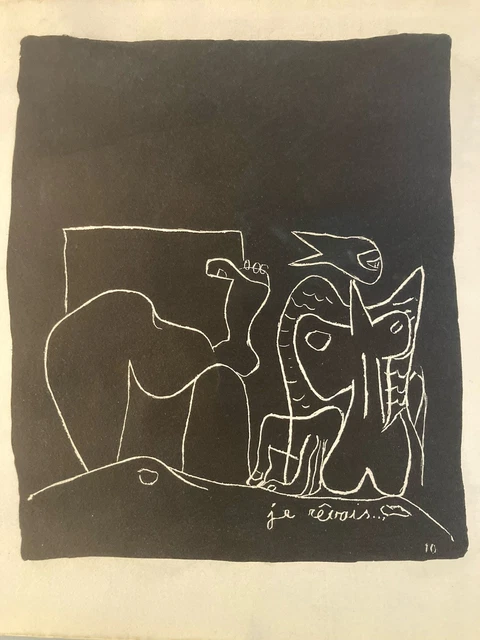Lithographie Paul Klee Numérotée 175 - Certificat D'authenticité Inclus