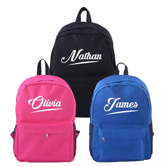 Zaino scuola personalizzato bambini qualsiasi nome testo ragazze ragazzi zaino kit PE