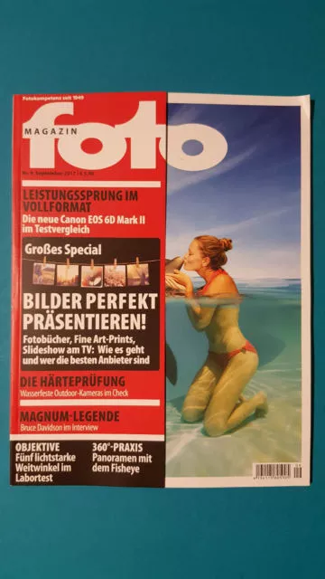 FOTO MAGAZIN NR.9 SEPTEBER 2017 ungelesen 1A absolut TOP