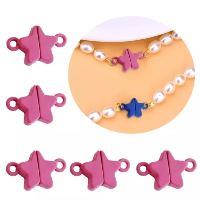 5Pairs Couples Matching Clasp Breakaway Clasp for DIY Jewelry Set 2