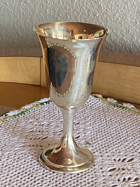 ALVIN STERLING SILVER 6 1/2"  GOBLET #S249 N 1968 Engraving