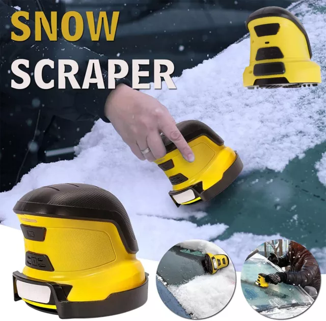 Electric Ice Scraper, 11.1 W Usb Rechargeable Cordless Electric Handheld  Ice Scraper For Ice, Portable Rotating Disc Snow Scraper For Car Snow  Removal