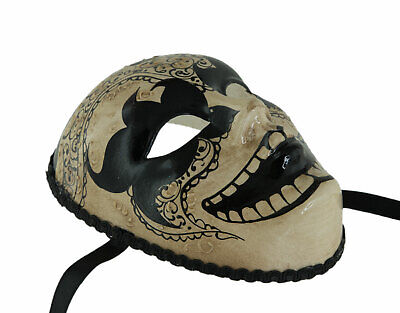 Mask from Venice Miniature Volto White Skull Sugar Calavera Head Death 425 3