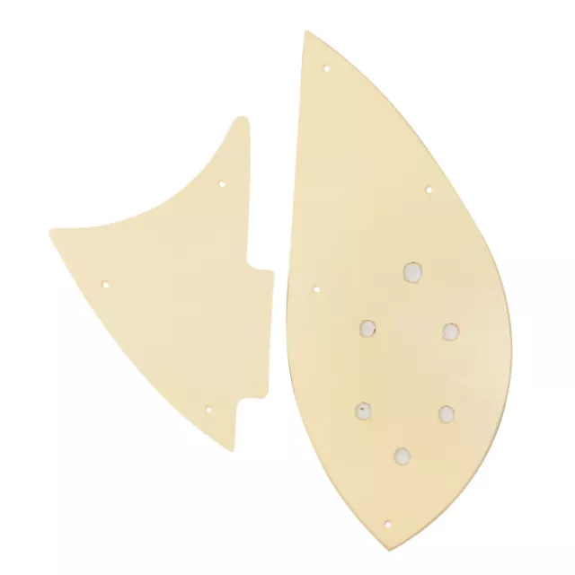 5 pcs Cream Guitar Pickguard For Rickenbacker 330 -360 Current version 1ply 2