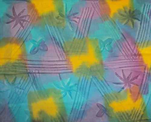 Fat Quarter Merryvale Batiks Estampado 100% Algodón Acolchada Tela Tropical