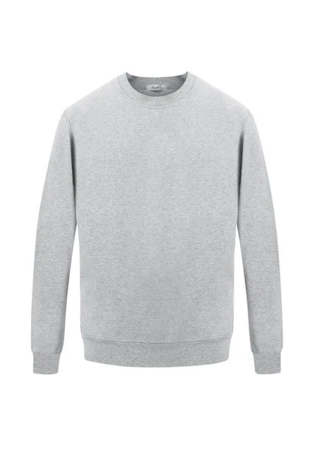 Felpa Girocollo unisex Felpata in Cotone  Maglia da Lavoro Sport