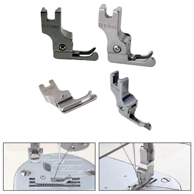 Guide De Couture Métallique Pour Machine Industrielle W500 / W600 - Guide Ourlet Et Bordure, Double Ou Simple Rainure - Accessoire Précision Pour Couture Professionnelle