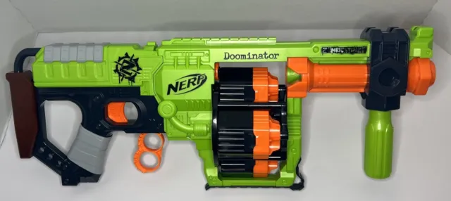 NERF Zombie Strike Doominator Rotating Drum Dart Blaster