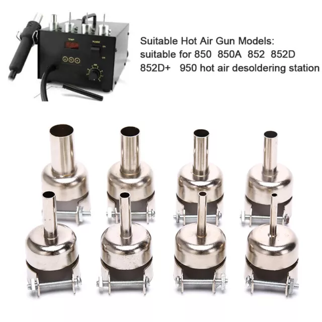 850 Universal Nozzle Soldering station Hot Air Stations Gun  Welding Nozz -yt