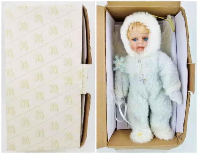 Heritage Signature Collection Charlie Cherub Porcelain Doll Item #12044 with COA