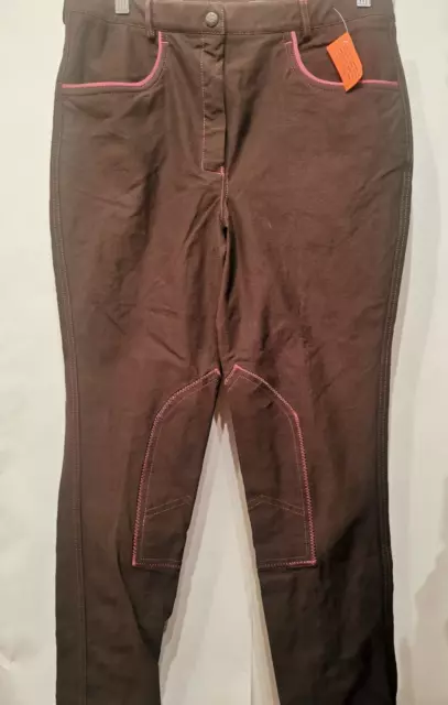 30"W Brown Sherwood Forest Ladies Horse Saddle Riding Jodhpurs