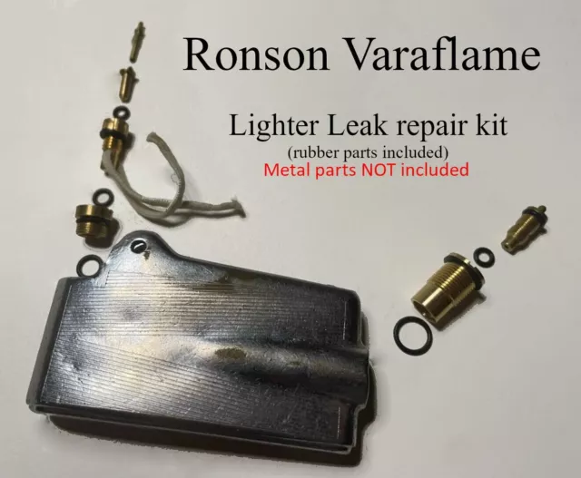 Ronson Varaflame Lighter Complete O Ring Service Repair Kit Spareparts Fix Seal