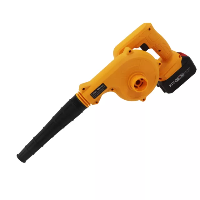 Electric Leaf Blower Cordless Battery Powered Noiseless Rechargeable Blower US