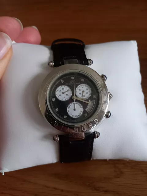 Klaus kobec diamond & discount mother of pearl watch