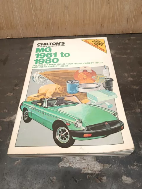 MG 1100 Midget MGB GT MGC 1961-1980 Tune-up Shop Service Repair Manual Book 1976