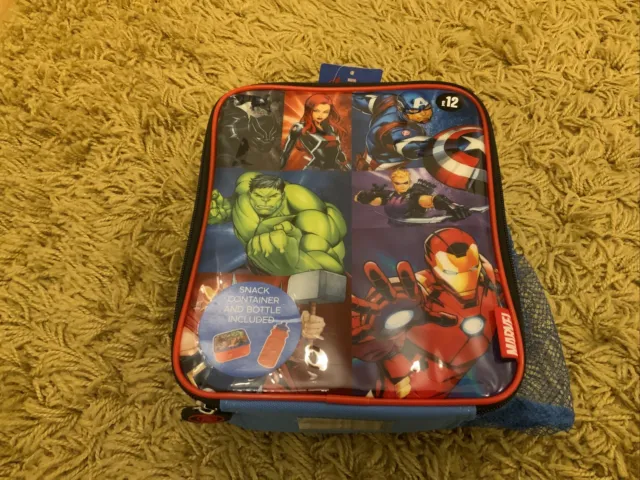Bolsa de almuerzo escolar aislada Polar Gear Marvel Avengers