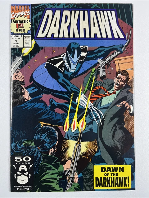 Darkhawk #1 (1991) 1st Full App and Origin | Marvel Comics(b)