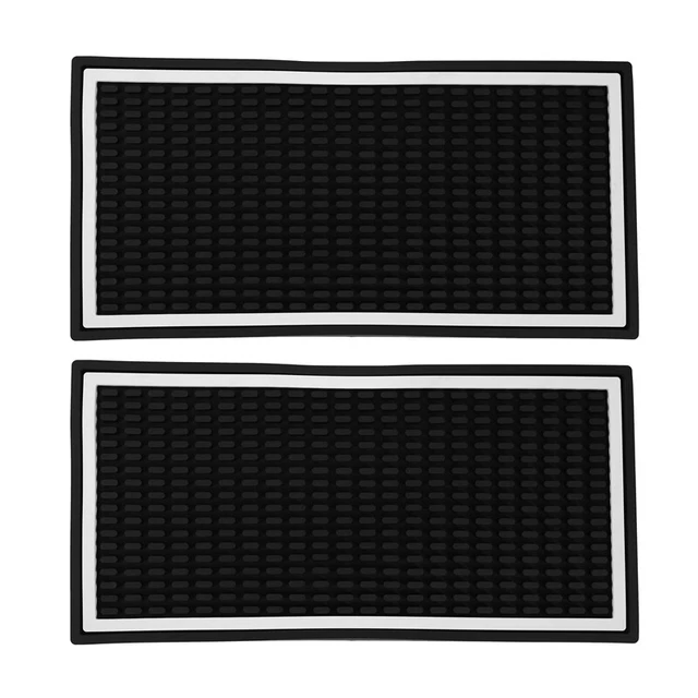 2 Pack Bar Mat, 12X6X0.4 Inch Thicken Rubber Bar Service Mat, Heavy Duty -SR1