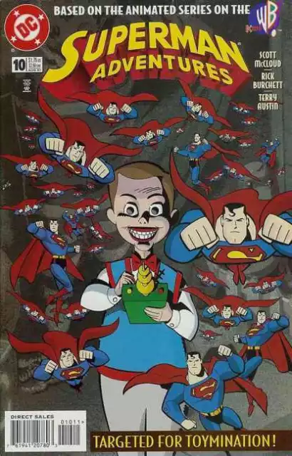 Superman Adventures #10 Near Mint 1997 Animated Series Toyman Appearance