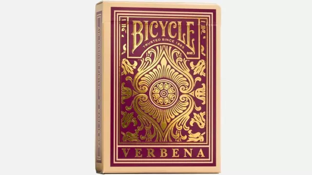 Bicycle Verbena Playing Cards by US Playing Card, Great Gift For Card Collectors