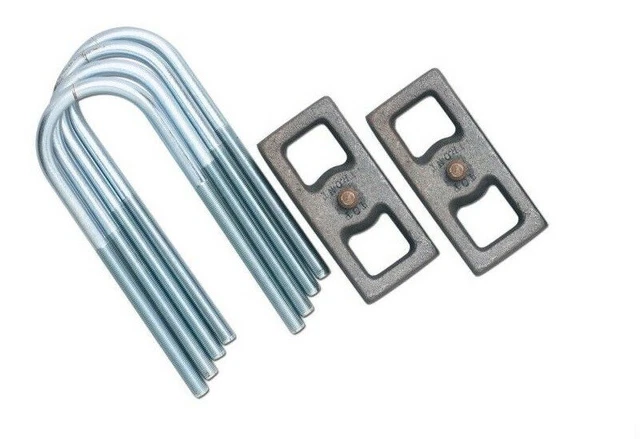 RE1215 Rubicon Express For 1984-2001 Jeep Cherokee Rear Lift Block & U-Bolt Kit 2