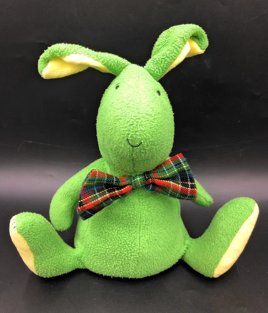 ST MICHAEL MARKS & Spencer Vintage Green Bunny 8”Plush Soft Toy Rabbit ...