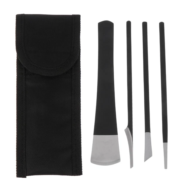 4 Pcs Outils De Pédicure Grattoir À Pied Dissolvant Coupe-ongles