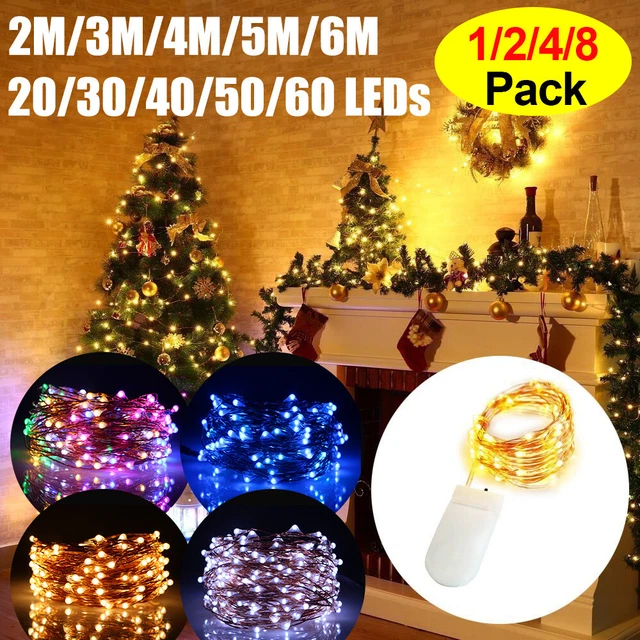 LED String Lights Fairy Micro Battery Powered Copper Wire Waterproof Party Decor