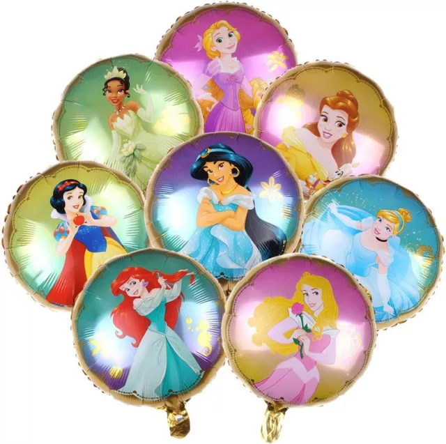Globos de Foil CORAZÓN de 18 Princesas Disney