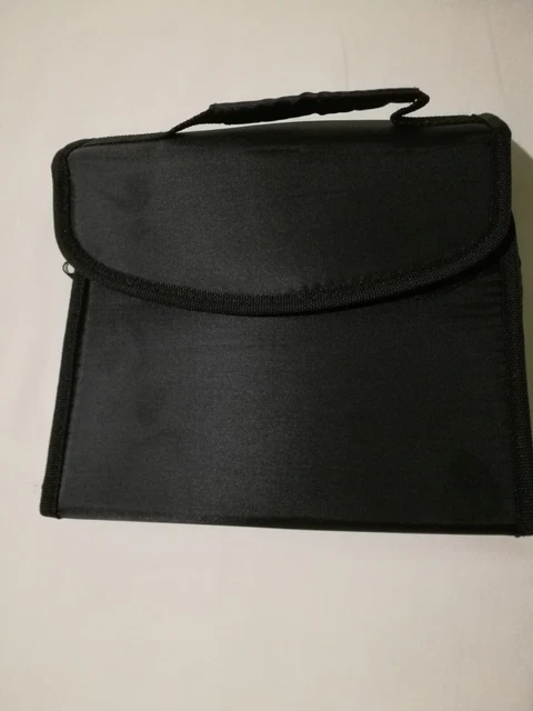 Porta CD Da 20 Posti ISpchen - Custodia Portatile Per Auto E Ufficio, Tessuto Oxford, 160x165x30 Mm - Foto 4