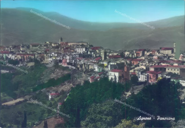 AR484 CARTOLINA PESCOPENNATARO panorama provincia di campobasso