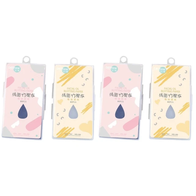4 Cajas Premium Cara Aceite Blocante Papel Carbón Natural Cara