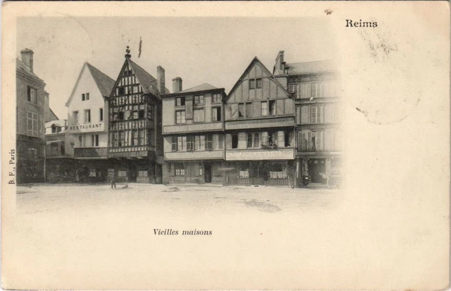 CPA REIMS Old Houses (991011)