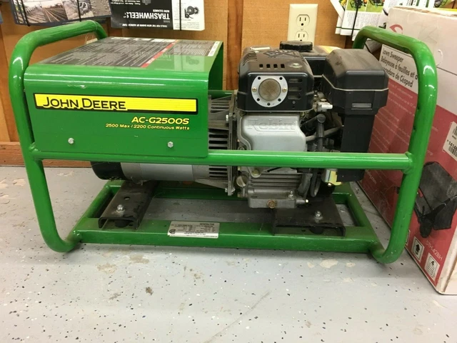 NEW JOHN DEERE AC-G2500S 2500watt GENERATOR $999 ROBIN SUBARU 4.5 Mi-T-M