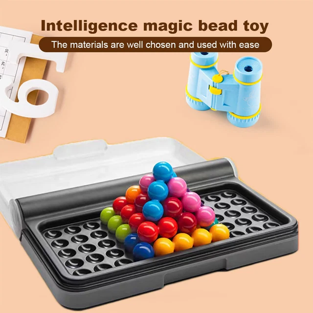 DIY Ball Matching Toy Safe Montessori Puzzle Pyramid Plate for Parent-Child Gift
