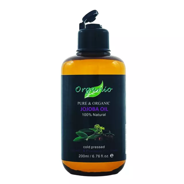 Jojoba Oil  100% Pure Organic Cold Pressed Virgin Oil Skincare 100Ml 200Ml 300Ml 2