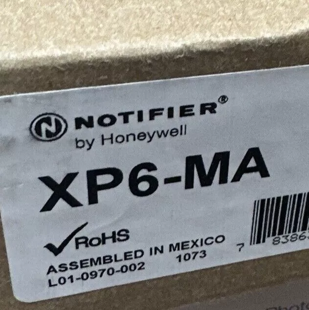 Notifier XP6-MA 6 Zone Conventional Circuit Interface fire alarm NIB