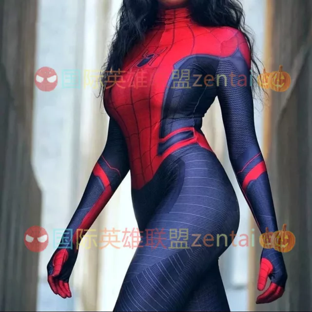 LADY SILK CINDY Moon Jumpsuit Cosplay Costume Spiderman Adult & Kids  Halloween $43.99 - PicClick
