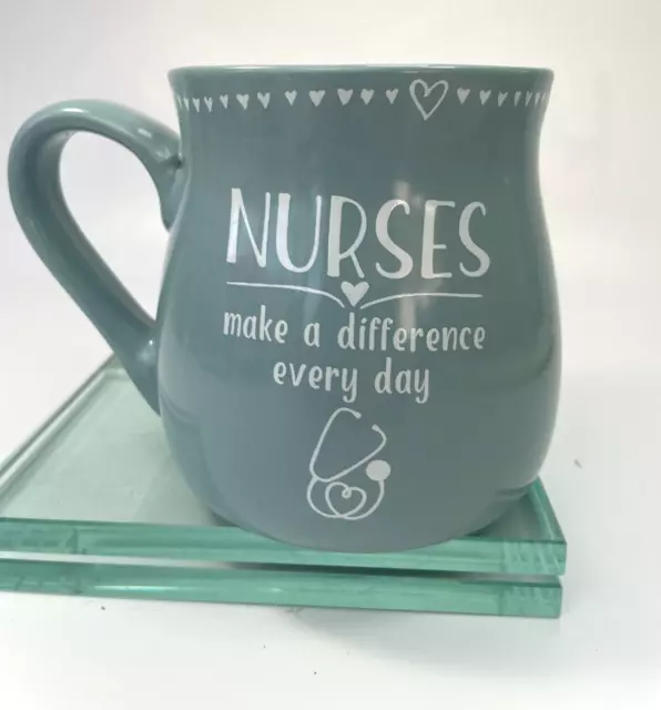 Nurses Make a Difference Every Day Mug By 10 Strawberry Street 22 oz Cup B50