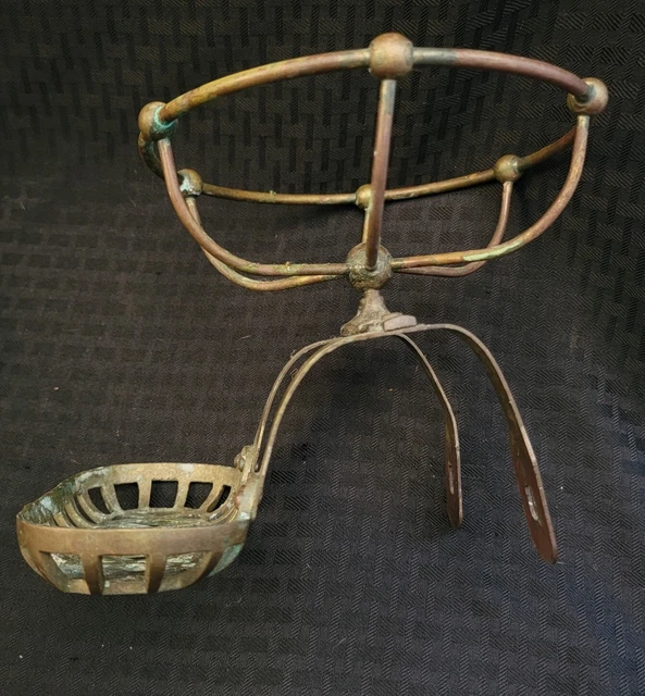 Antique Brass Bathroom Claw Bathtub Wall Soap Dish Holder Towel Sponge Rack 2
