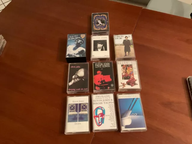 Lotto 10 MC MUSICASSETTE RARE!!!! ELTON JOHN cassette lot!!!! SUPER!!!!