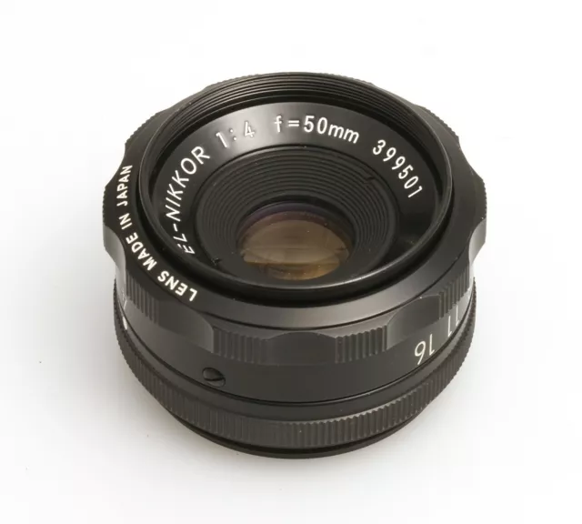 Nikon EL-Nikkor 1:4 f=50 mm #399501 Vergrößerungsobjektiv M39 Zustand: gut
