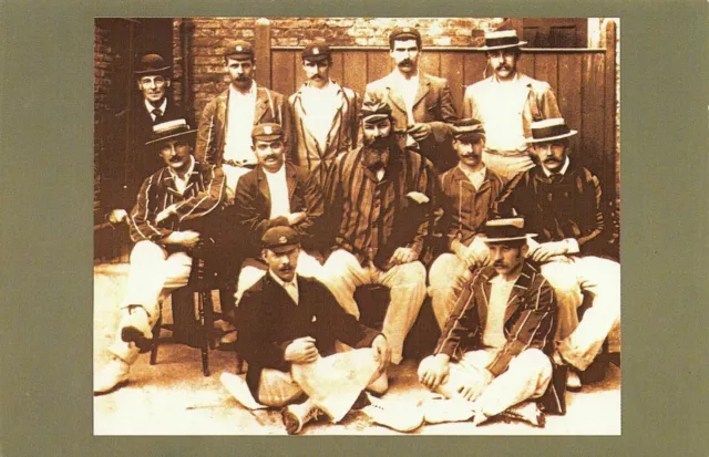 Nostalgia Postcard 1896 England Cricket Team W.G Grace Reproduction Card NS3