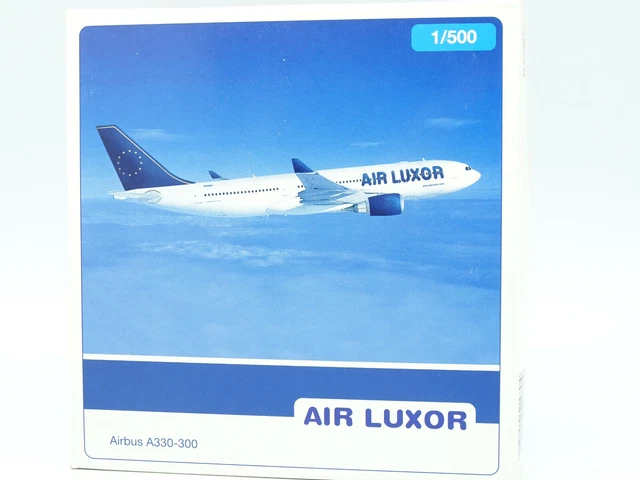 Avion Miniature Herpa Discover Airlines Airbus A330-300 D-AIKK - Échelle 1:500, Modèle Métal, Collection Sans Socle