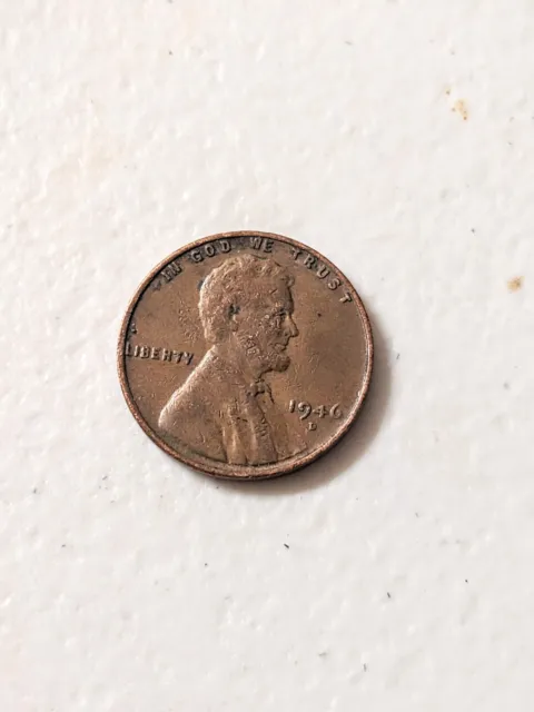 1946 D lincoln wheat cent penny us one cent Coin